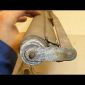 Side view of the Ponton W105 spring-loaded roller for radiator blind