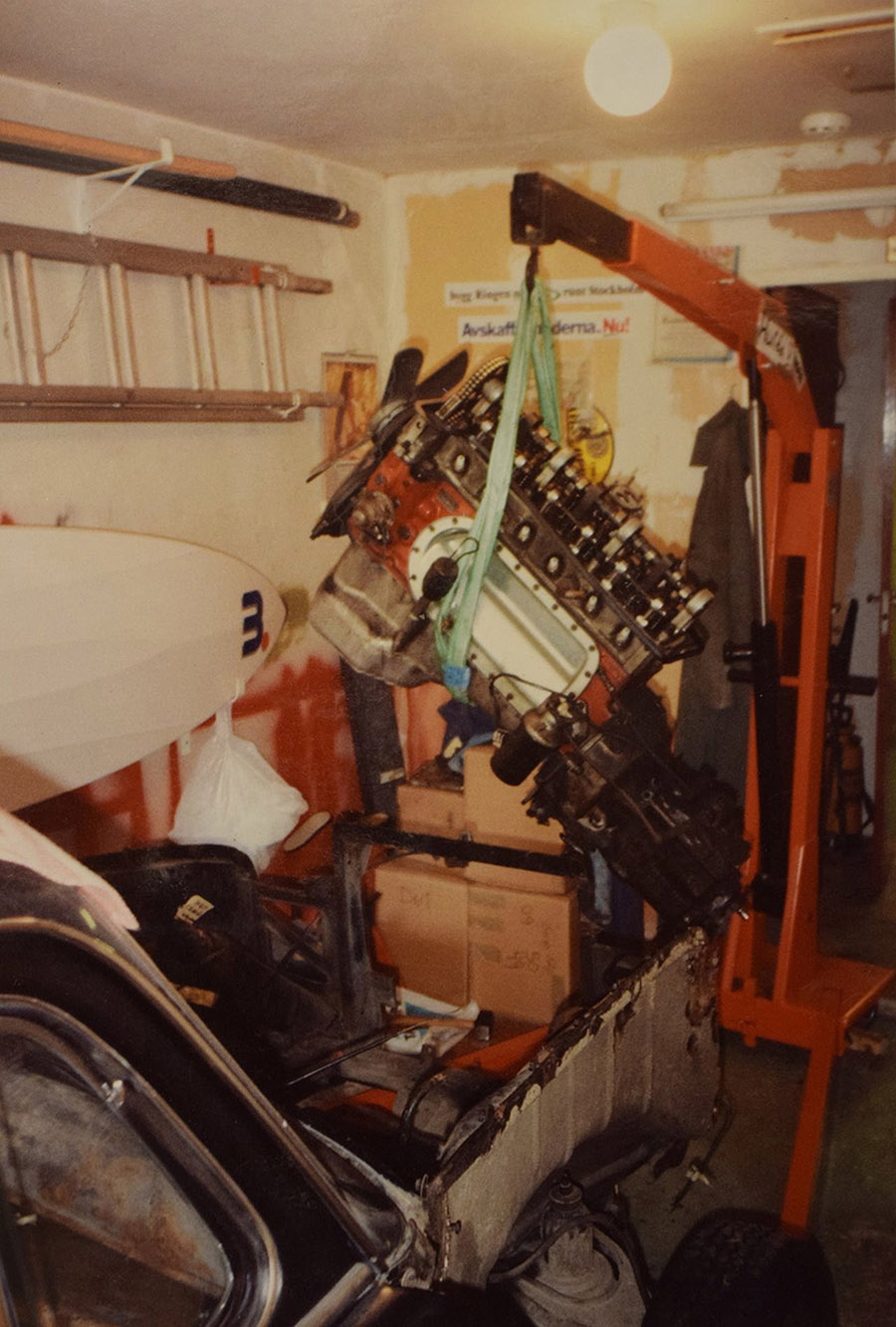 Removing the M180II engine in my parents’ garage, around 1991... Removing the M180II engine in my parents’ garage, around 1991...